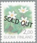 フィンランド切手　1990年　花　ヤブイチゲ　1種