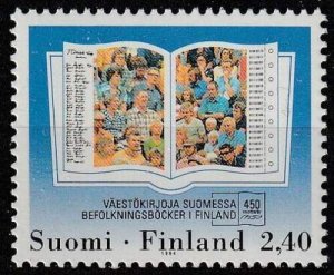 画像1: フィンランド切手　1994年　国勢調査　450年　1種