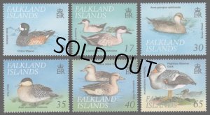 画像1: フォークランド諸島切手　1999年　鳥　ワキアカヒドリ　6種
