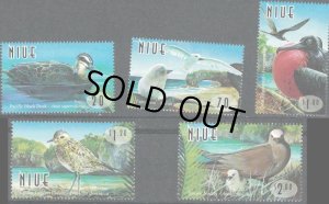 画像1: ニウエ切手　1998年　鳥　アメリカムナグロ　5種