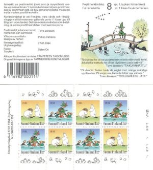 画像1: フィンランド切手　1994年　ムーミン切手　切手帳