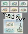 グレナダ切手 　1979年　鳥　海洋生物　セグロアジサシ　9種