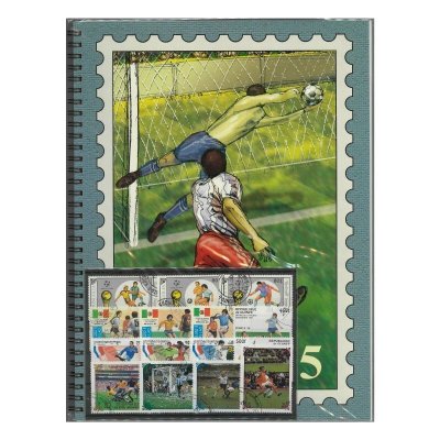 画像10: 切手アルバム　グラシンストックブック　サッカー　リングタイプ　