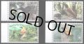 クック諸島　ペンリン島切手　2020年　楽園の鳥　キンミノフウチョウ 鳥　4種