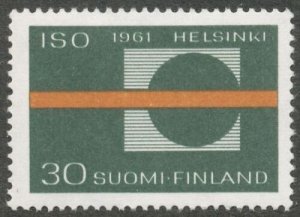 画像1: フィンランド切手　1961年　国際標準化機構　1種