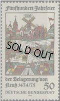 西ドイツ切手 　1975年　ブルグンド戦争　1種