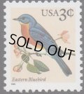 アメリカ切手 1996年　鳥　ルリツグミ　1種