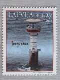 ラトビア切手　2021年　ラトビアの灯台　1種