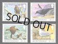 モントセラト切手　1997年　鳥　アメリカガラス　4種
