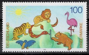 画像1: ドイツ切手 1995年　子どもたちのために　動物　1種