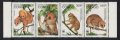 コンゴ共和国切手　1997年　動物　アンワンティボ属　WWF　4種