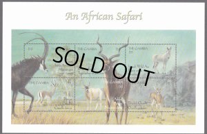 画像2: ガンビア切手　2000年　アフリカの野生動物　動物保護区　サファリ　鳥　18種