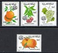 モロッコ切手　1974年　果物　4種