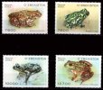画像2: ウズベキスタン切手　2022年　ウズベキスタンの カエル　4種 (2)
