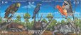 画像1: ドミニカ国切手　2001年　イワドリ　鳥　チンチラ　動物　6種 (1)