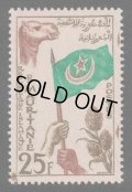 モーリタニア切手　1960年　モーリタニア・イスラム共和国の宣言　ラクダ　1種