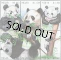 ネイビス切手 　1997年　香港国際切手展 　ジャイアントパンダ　動物　6種
