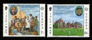 画像1: マン島切手　1980年　トーマスエドワードブラウン 　2種