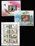 画像1: モンゴル切手　1992年　鳥　フクロウ　ワシミミズク　10種 (1)