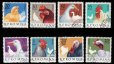 画像1: ルーマニア切手　1963年 ひよこ 鳥 　鶏　8種 (1)