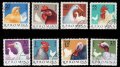 ルーマニア切手　1963年 ひよこ 鳥 　鶏　8種
