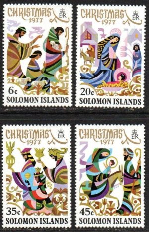 画像1: ソロモン諸島切手　1977年　クリスマス　4種