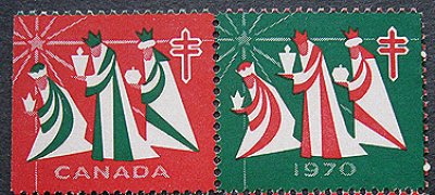 画像1: カナダ1970年クリスマスシール　