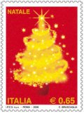 イタリア切手　2006年　クリスマス  1種
