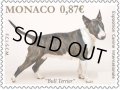 モナコ切手　2014年　ブル・テリア　犬　国際ドッグショー、モンテカルロ　1種