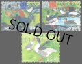 フェロー諸島切手　2007年　鳥　カモ　鶏　3種　