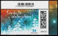 ドイツ切手　2022年　クリスマス　冬の森　1種