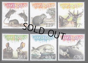 画像1: キュラソー島切手　2015年　哺乳類  オジロジカ 動物　6種