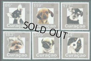 画像2: キュラソー島切手　2015年　犬　チワワ　パグ　6種