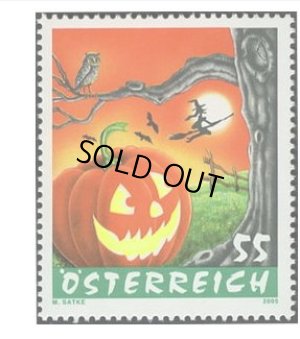画像1: オーストリア切手　2005年　ハロウィン　1種