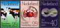 オランダ切手　1974種　基金25周年　牛　3種