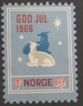 ノルウェー 　1966年　クリスマスシール