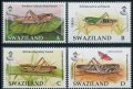 スワジランド切手　2012年　昆虫　イナゴとバッタ　4種