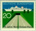 西ドイツ　1970年　北バルト海運河　1種