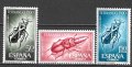 フェルナンド・ポー切手　1965年　昆虫　3種