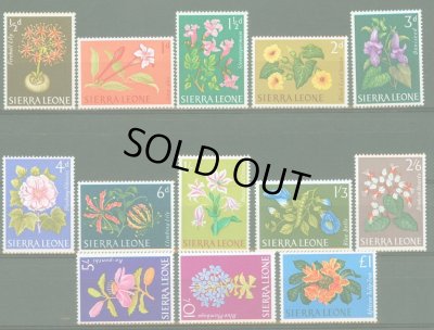 画像1: シエラレオネ　1963年　花　13種