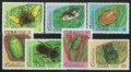 キューバ切手　1988年　昆虫　カブトムシ　7種