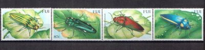 画像1: フィジー切手　2000年　昆虫　4種