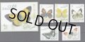 ヨルダン切手　2007年　蝶　昆虫　6種