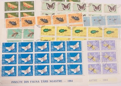 画像2: ルーマニア切手　1964年　昆虫　蝶　8種