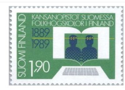 画像1: フィンランド切手　1989年 　フィンランドの民俗高校創立 100 周年　1種