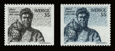 画像1: スウェーデン切手 1969年　エングストリョーム生誕100年　フクロウ　2種