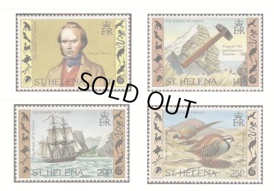 画像1: セントヘレナ切手　1982年　チャールズ・ダーウィンの航海150周年　鳥　4種