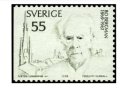 スウェーデン切手 1969年　ベリマン生誕100年　1種