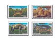 画像1: ガーナ切手　2000年　アフリカの野生動物　チーター　4種 (1)