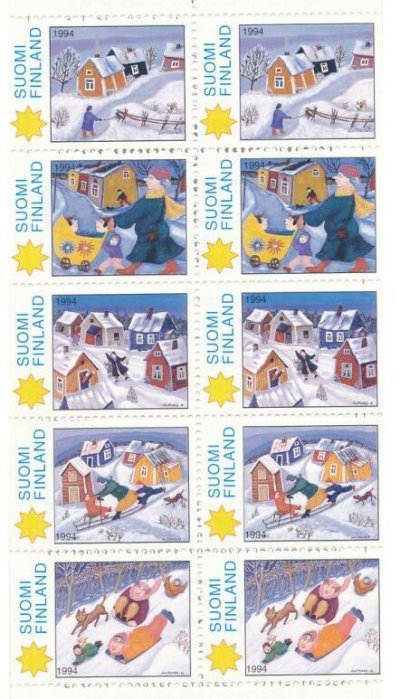 画像3: フィンランド切手　1994年　クリスマスシール　